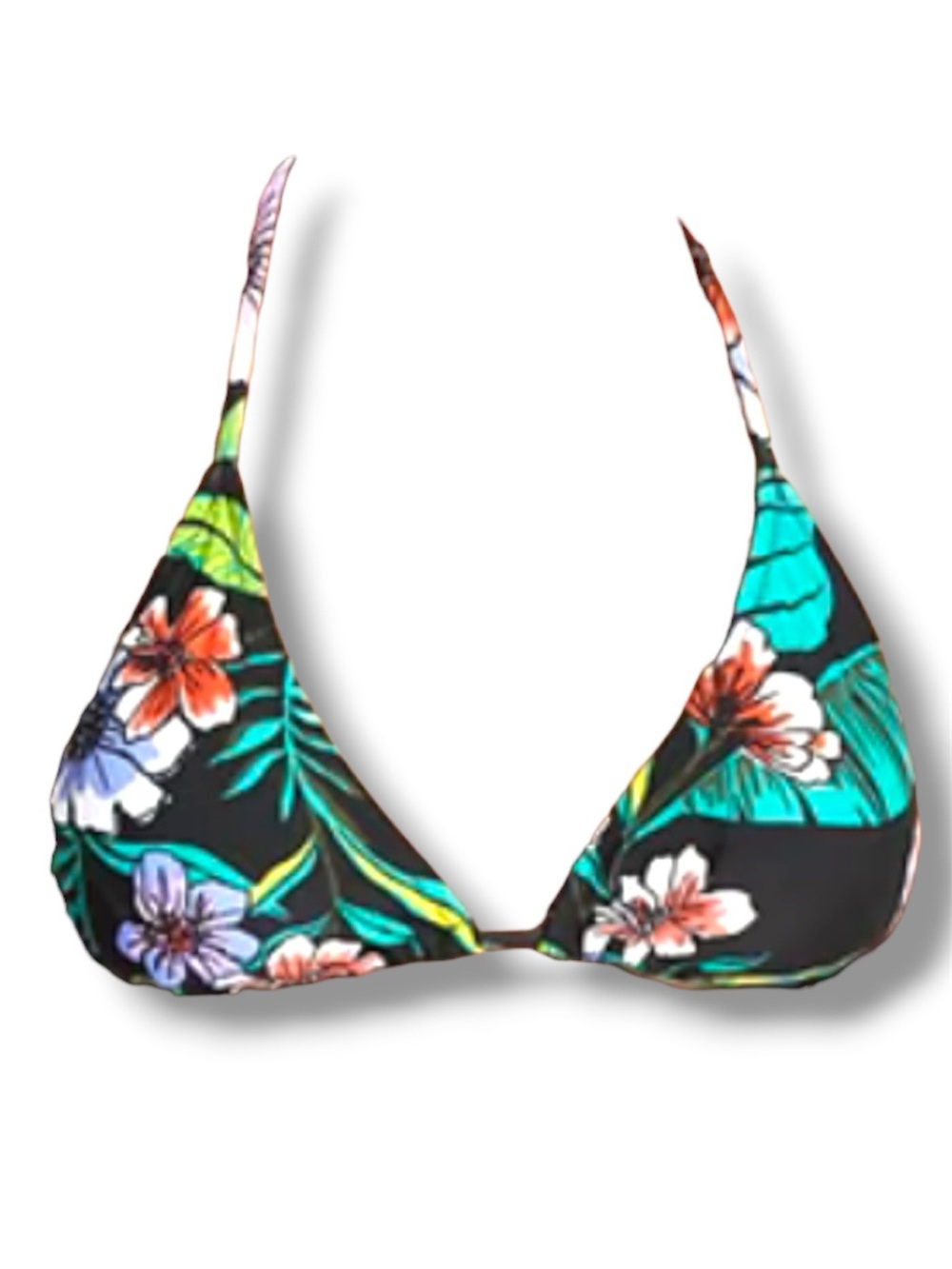 Woman’s Old Navy Floral Triangle Bikini Top